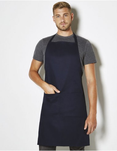 BAR-KK518-Bib Superwash® 60º Pocket Apron Unisex